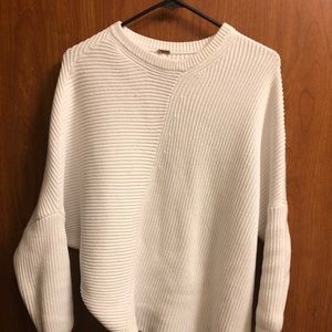 Free people oversized sweater asymmetrical